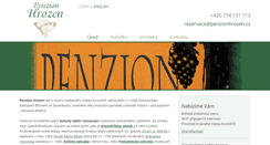Desktop Screenshot of penzionhrozen.cz